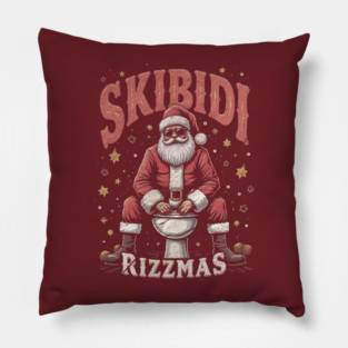 Skibidi-Rizzmas Pillow