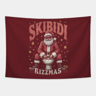 Skibidi-Rizzmas Tapestry