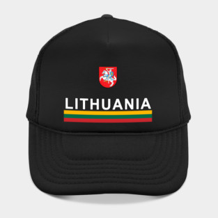 Lithuania Sports Lithuanian Flag Emblem Hat