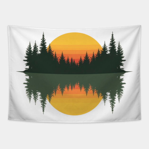 Trees Wildlife Nature Vintage Forest Tapestry by ArtistTee ⭐⭐⭐⭐⭐