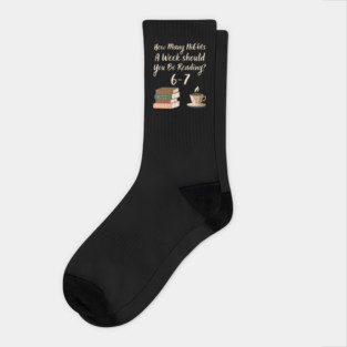 Funny Reading 67 Six Seven Meme English Teacher Book Lover Socks