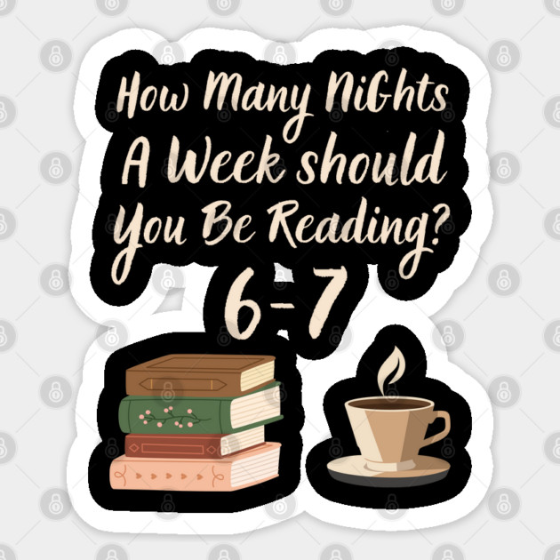 Funny Reading 67 Six Seven Meme English Teacher Book Lover Sticker by shirtlux