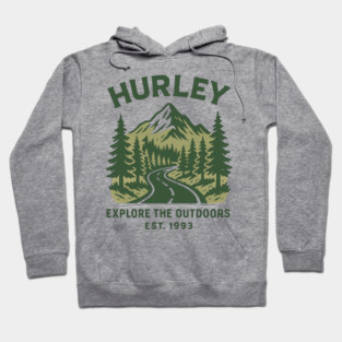 Hurley KY Vintage Evergreen Sunset Eighties Retro 80s 90s Hoodie