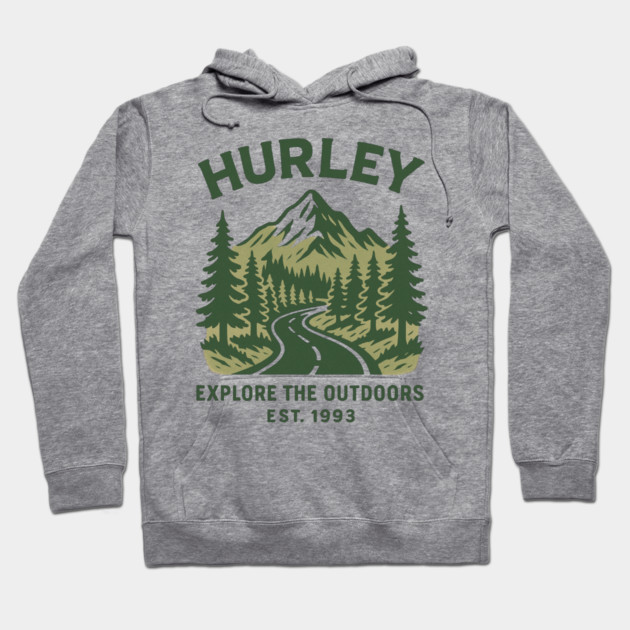 Hurley KY Vintage Evergreen Sunset Eighties Retro 80s 90s Hoodie by ArtistTee ⭐⭐⭐⭐⭐