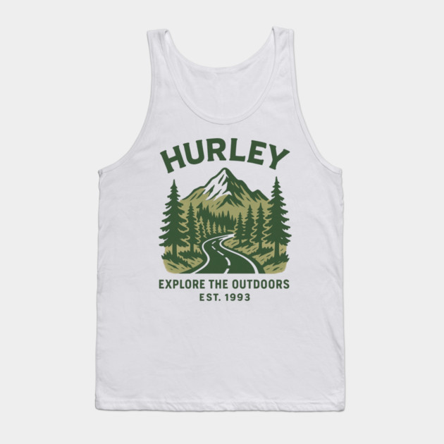 Hurley KY Vintage Evergreen Sunset Eighties Retro 80s 90s Tank Top by ArtistTee ⭐⭐⭐⭐⭐