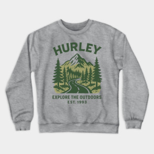 Hurley KY Vintage Evergreen Sunset Eighties Retro 80s 90s Crewneck Sweatshirt