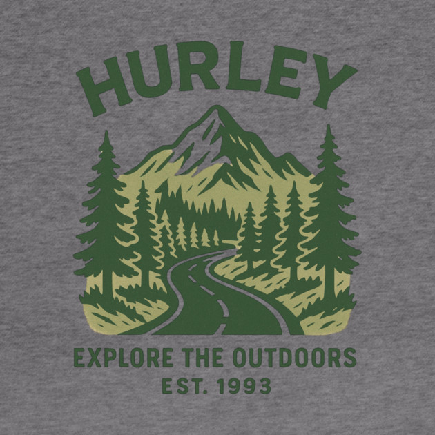 Hurley KY Vintage Evergreen Sunset Eighties Retro 80s 90s by ArtistTee ⭐⭐⭐⭐⭐