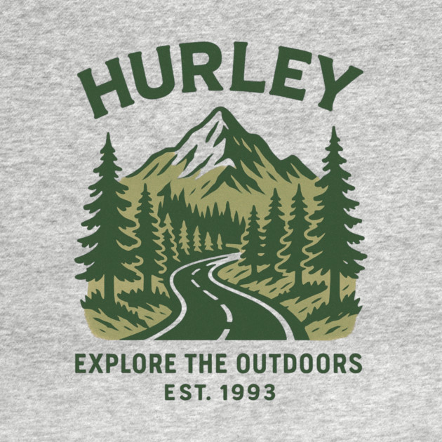 Hurley KY Vintage Evergreen Sunset Eighties Retro 80s 90s by ArtistTee ⭐⭐⭐⭐⭐