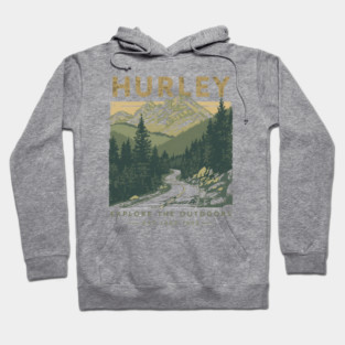 Hurley Kentucky Vintage Retro 80s Sunset Hoodie