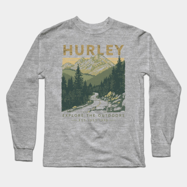 Hurley Kentucky Vintage Retro 80s Sunset Long Sleeve T-Shirt by ArtistTee ⭐⭐⭐⭐⭐
