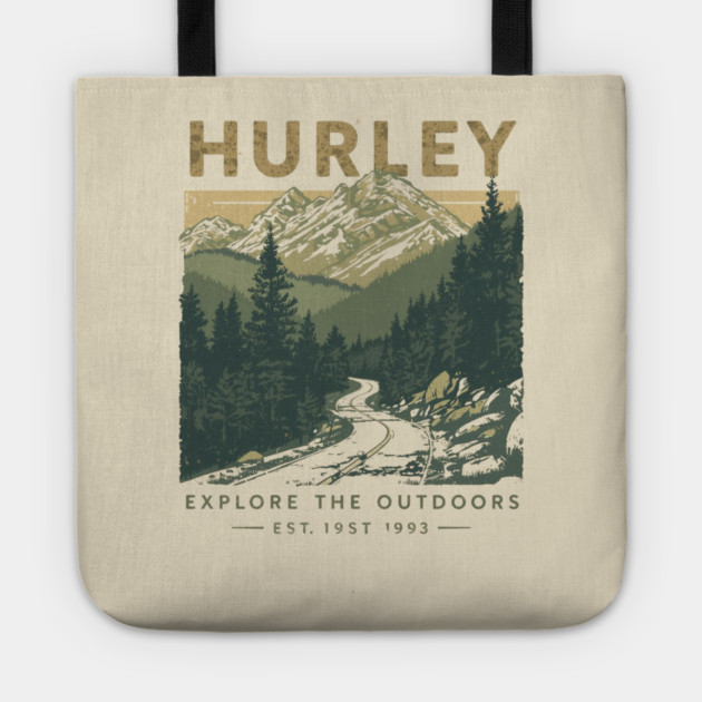 Hurley Kentucky Vintage Retro 80s Sunset Tote by ArtistTee ⭐⭐⭐⭐⭐