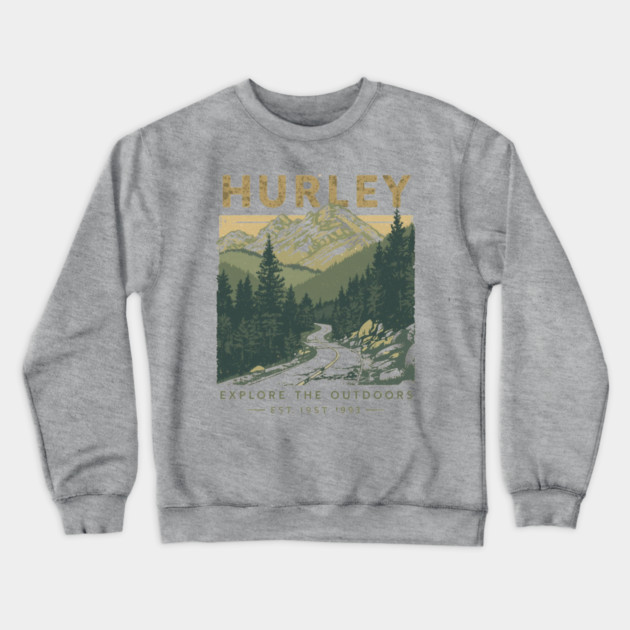 Hurley Kentucky Vintage Retro 80s Sunset Crewneck Sweatshirt by ArtistTee ⭐⭐⭐⭐⭐