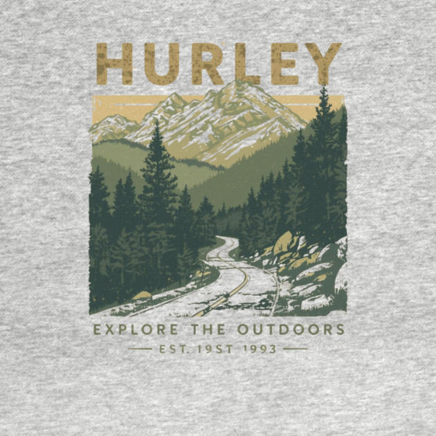 Hurley Kentucky Vintage Retro 80s Sunset by ArtistTee ⭐⭐⭐⭐⭐