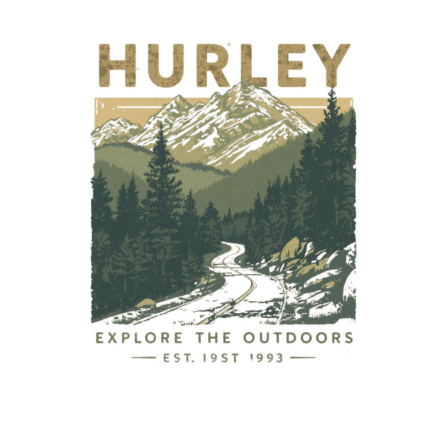 Hurley Kentucky Vintage Retro 80s Sunset by ArtistTee ⭐⭐⭐⭐⭐