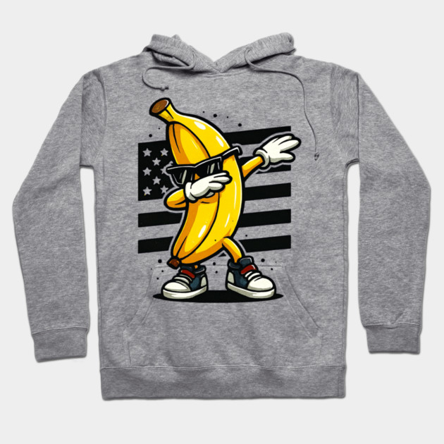 Dabbing Banana with Sunglasses Hoodie by ArtistTee ⭐⭐⭐⭐⭐