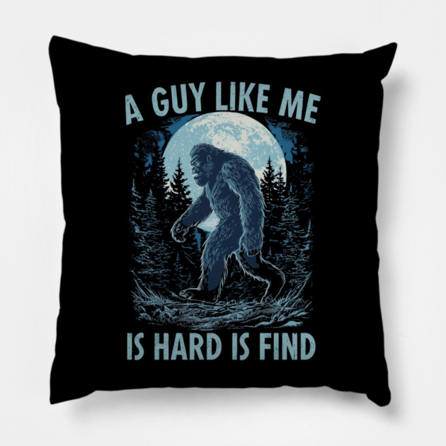 Bigfoot Silhouette Moon Forest Scene Pillow by ArtistTee ⭐⭐⭐⭐⭐