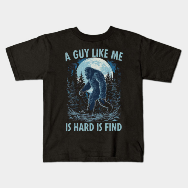 Bigfoot Silhouette Moon Forest Scene Kids T-Shirt by ArtistTee ⭐⭐⭐⭐⭐