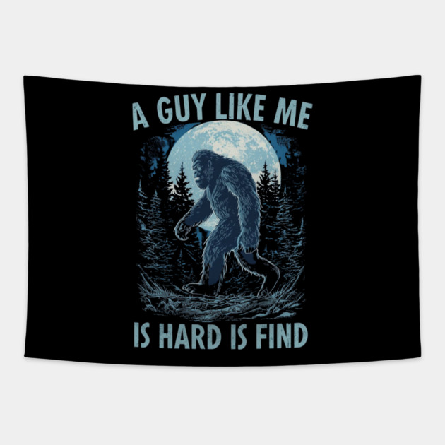 Bigfoot Silhouette Moon Forest Scene Tapestry by ArtistTee ⭐⭐⭐⭐⭐