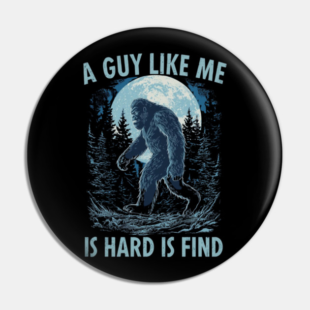 Bigfoot Silhouette Moon Forest Scene Pin by ArtistTee ⭐⭐⭐⭐⭐