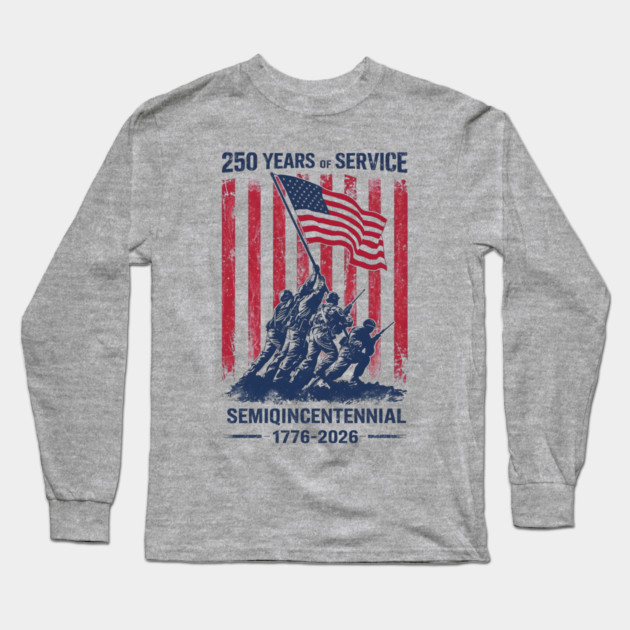 250th Anniversary Celebration 250 Years USA Long Sleeve T-Shirt by ArtistTee ⭐⭐⭐⭐⭐