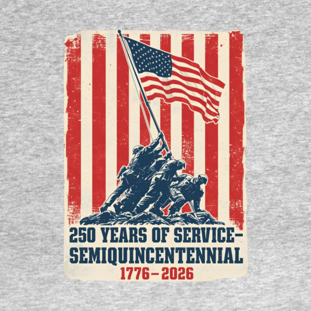 Semiquincentennial Flag Raising Tribute by ArtistTee ⭐⭐⭐⭐⭐