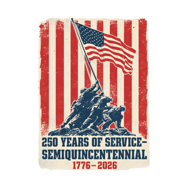 Semiquincentennial Flag Raising Tribute by ArtistTee ⭐⭐⭐⭐⭐