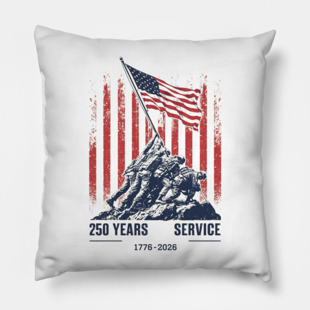 USA 250th Anniversary Celebration 1776-2026 Pillow by ArtistTee ⭐⭐⭐⭐⭐