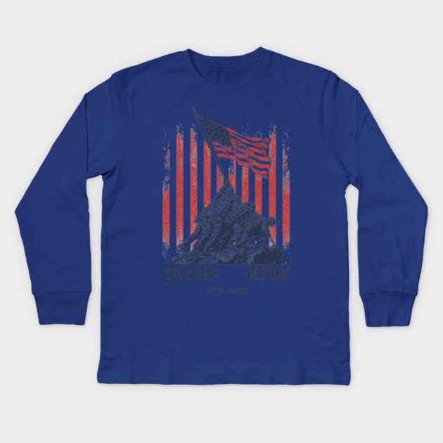 USA 250th Anniversary Celebration 1776-2026 Kids Long Sleeve T-Shirt by ArtistTee ⭐⭐⭐⭐⭐
