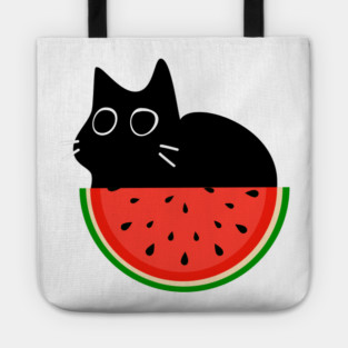 Watermelon Cat Tote
