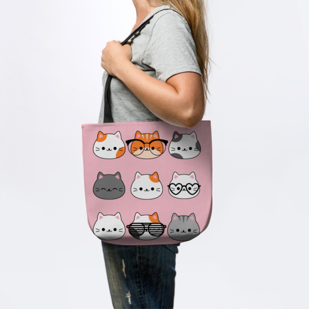 Adorable Kawaii Cat Faces by Champanie's Store