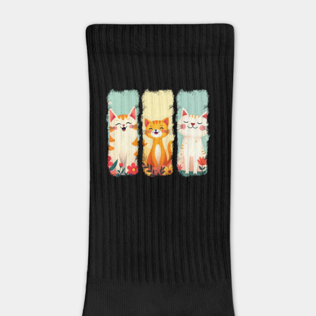 Adorable Happy Cats by Champanie's Store