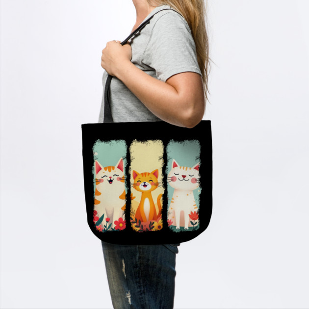 Adorable Happy Cats by Champanie's Store