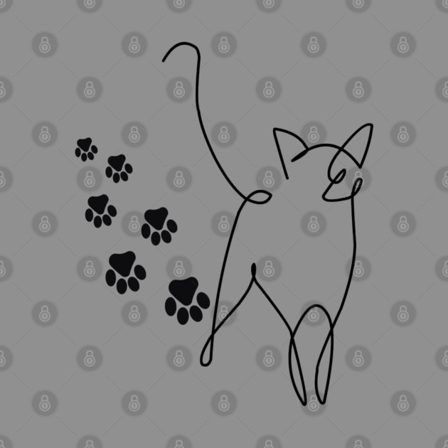 Cute Paw Print Trail by Champanie's Store