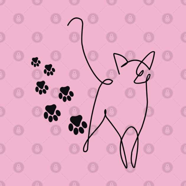 Cute Paw Print Trail by Champanie's Store