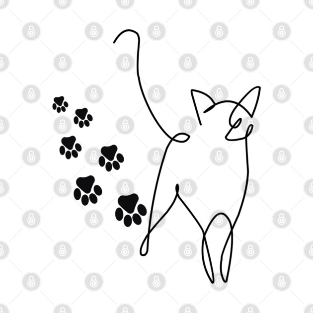 Cute Paw Print Trail by Champanie's Store