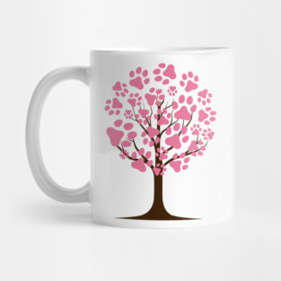 Paw Blossom Tree Mug