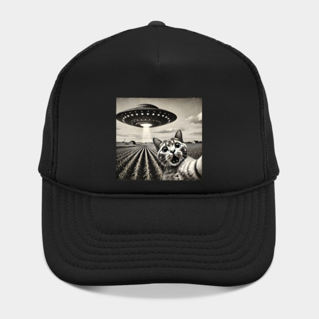 Funny UFO Cat Selfie by Champanie's Store