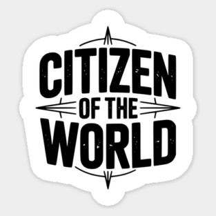 Citizen of The World Sticker