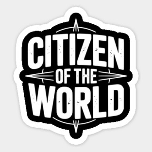 Citizen of The World Sticker