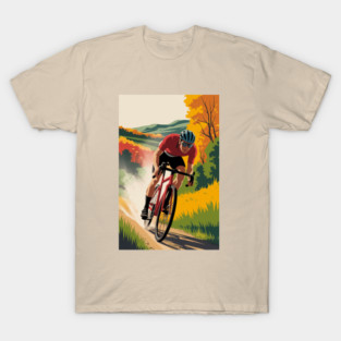 Trail Cycling Mountain Bike Gravel Bike Rider T-Shirt