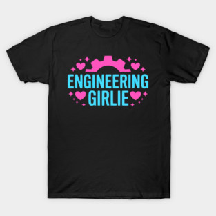 Engineering Girlie! Pink Engineering Major T-Shirt