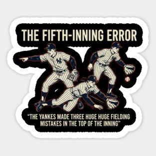 5th inning Sticker