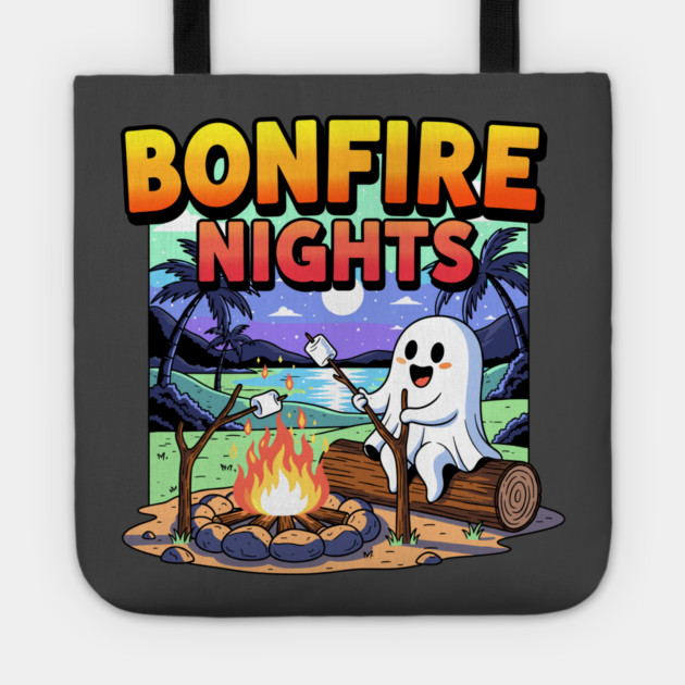 Spooky Bonfire Night Tote by enrynz