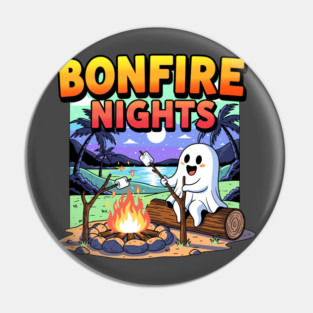 Spooky Bonfire Night Pin