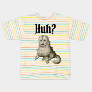 Huh Ugly Medieval Dog Meme Doggo Lovers Kids T-Shirt