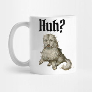 Huh Ugly Medieval Dog Meme Doggo Lovers Mug