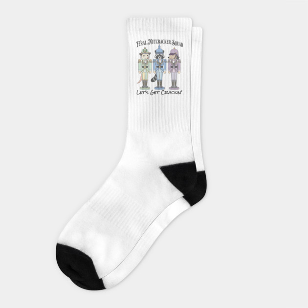 Feral Nutcracker Squad: Let's Get Crackin' Socks by Luxinda