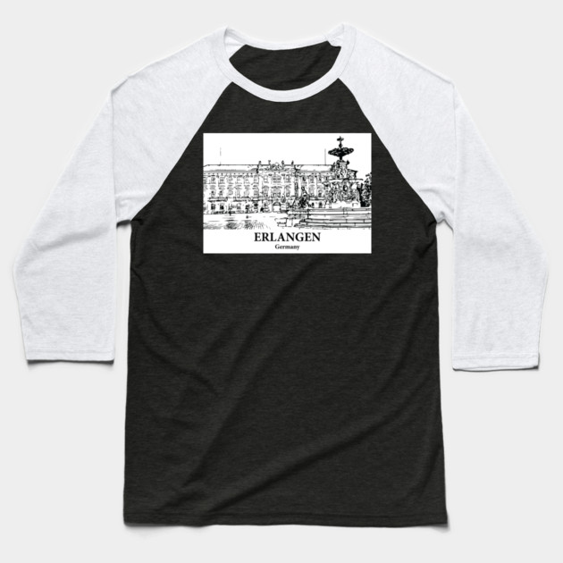 Erlangen - Germany Baseball T-Shirt by Lakeric
