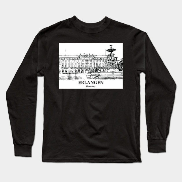 Erlangen - Germany Long Sleeve T-Shirt by Lakeric