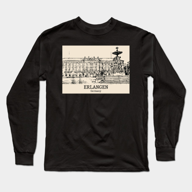 Erlangen - Germany Long Sleeve T-Shirt by Lakeric